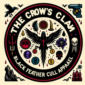 Design a circular cartoonish logo blending vintage and modern ae...