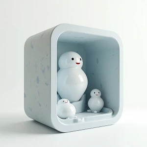 3D image of a 3D image inside a 3D image