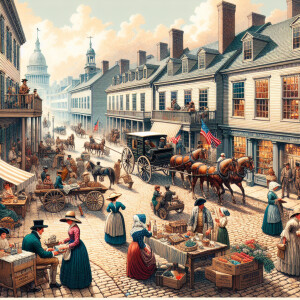 America in 1800. High quality