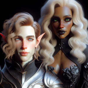 Caranthir-Ar-Fieniel from the Witcher kneels down before Tier Ha...