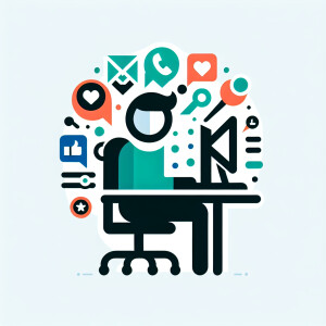 social media consultant logo
