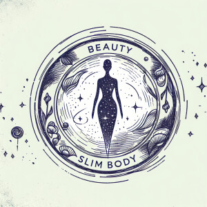 logo body correction studio “beauty slim body” female body silho...