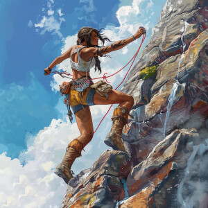 6,A full-body illustration of Seminole Native American and Afric...
