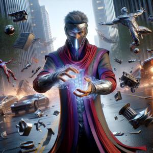 Magneto using his magnetic power, ultra-detailed ultra-realistic