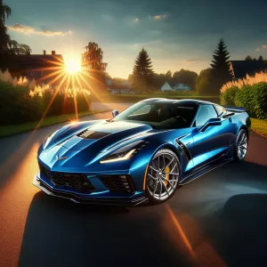 I'm in love with my blue corvette