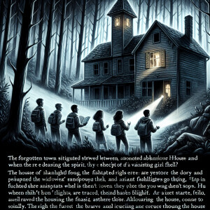 In a small, forgotten town nestled between dark woods, there was...