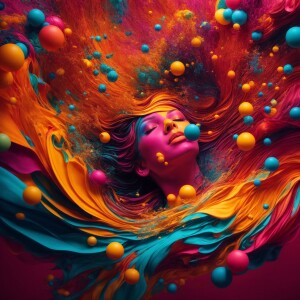 Design a vibrant, visually appealing Facebook homepage with a un...