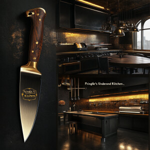 Upscale restaurant called "Pringle's Underground Kitchen," an ur...