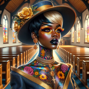 Full image view ultra realistic psychedelic airbrush glossy oil...