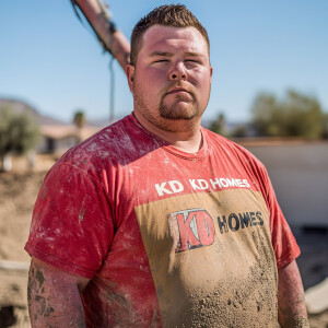 Curtis Kowe a concrete pump operator pouring concrete, he is now...