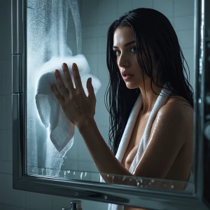 A cinematic close-up of Dahlia Valentina ((@DahliaValentina_ai))...