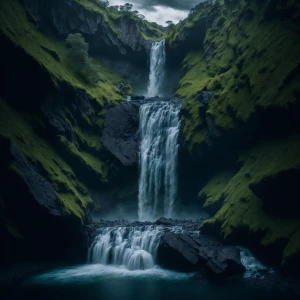 Under a pristine blue sky speckled with white, fluffy clouds, a...