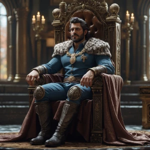 The prince sat - totallynaeike on the throne showing off  and I...