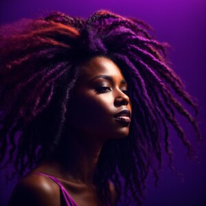 Design an ultra-high-resolution 3D image of a stunning African A...