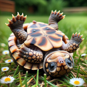 Upside down turtle
