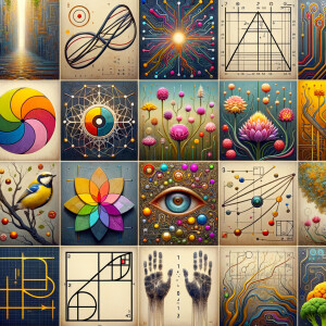 The golden ratio, Minimalist art Circuit, boards, circuitry, dia...