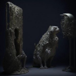 I saw you in the mirror, but it wasn’t your face.