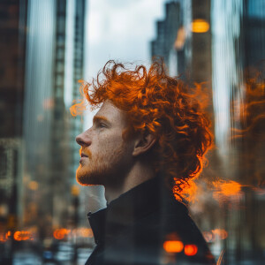 In this captivating narrative, the man with red hair stands out...