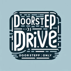 Business Logo for Doorstep Drive design on words only