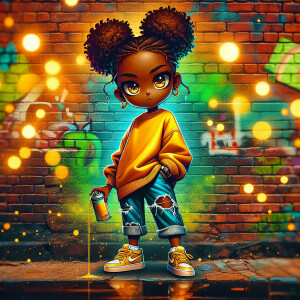 Forced dynamic from above perspective A glossy Oil painting of a...
