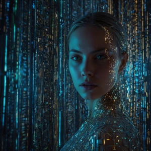 In the heart of a shimmering digital realm, a zealous fantastica...