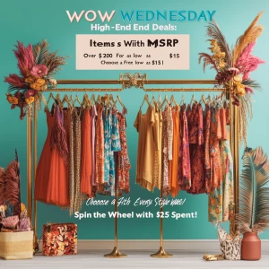 Design a thumbnail for tonight's Poshmark live show featuring:...