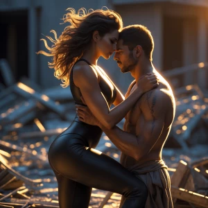 Create a hyper-realistic, high-resolution image portraying an in...