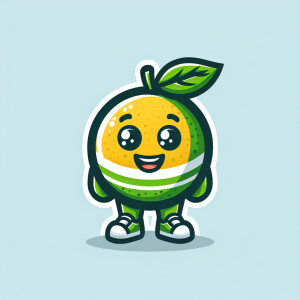 create a mascot of calamansi