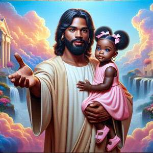 Create a 3D realistic artwork featuring the phrase 'Jesus Saves'...