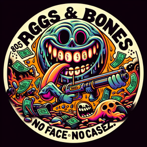 Design a highly intricate and comic like vivid circular logo fea...