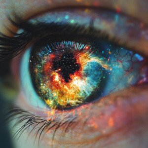 The wonders of the universe within your eyes