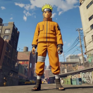 Naruto in GTA style