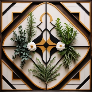 Tronco chico como maceta colgante. Con hierbas diferentes como e...