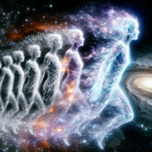 Spectral figure crossing the boundary into an eternal, infinite...