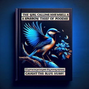 Design a rap album cover " ДЕВУШКА НАЗЫВАЮЩАЯ СЕБЯ ПТИЧКА ВОРОВК...