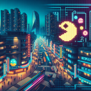 Vladivostok city no blur, pacman