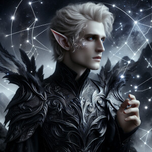 Caranthir-Ar-Fieniel from the Witcher uses magic to alter the co...