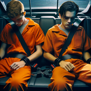 ultra realistic image, two male Caucasians, aged  13 to 15 years...