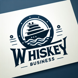 Recreate a logo for a boat called Whiskey Business