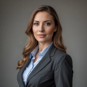 Photography, Half body photo, photo for resume, a Caucasian woma...