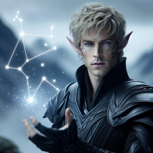 Caranthir-Ar-Fieniel from the Witcher uses magic to alter the st...