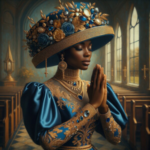 Craft an illustration that evokes spirituality and a profound co...