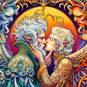 Full Portrait photography in the style of detailed hyper realism...