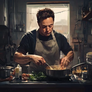 Elon Musk,Cooking, GTA style