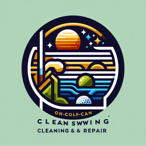 Create a simplistic and clean logo for 'Clean Swing Golf Club Cl...