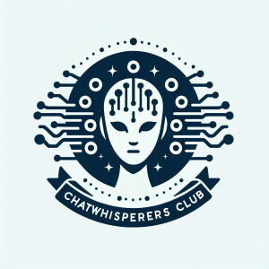 Create a logo for the "ChatGPT Whisperers Club" that symbolizes...