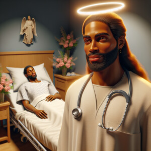 Create a more realistic and human-like 3-D image of an African-A...