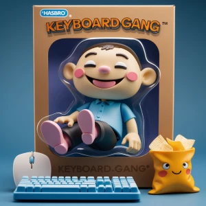 Design an image depicting a 3-dimensional cartoon-style action f...