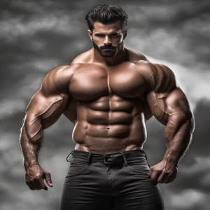 hombre se llama Julio y tiene un cuerpo peludo y musculoso ademá...