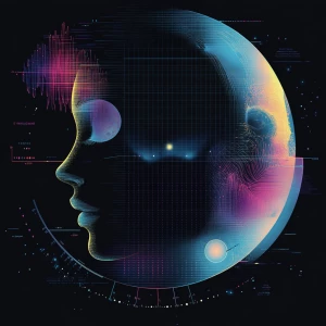 Create a sleep cycle chart with distinct phases, particularly em...